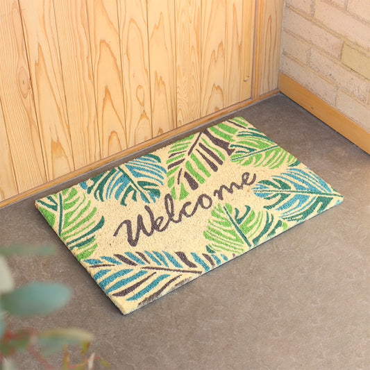 COCONUTS MAT　WELCOME MONSTERA