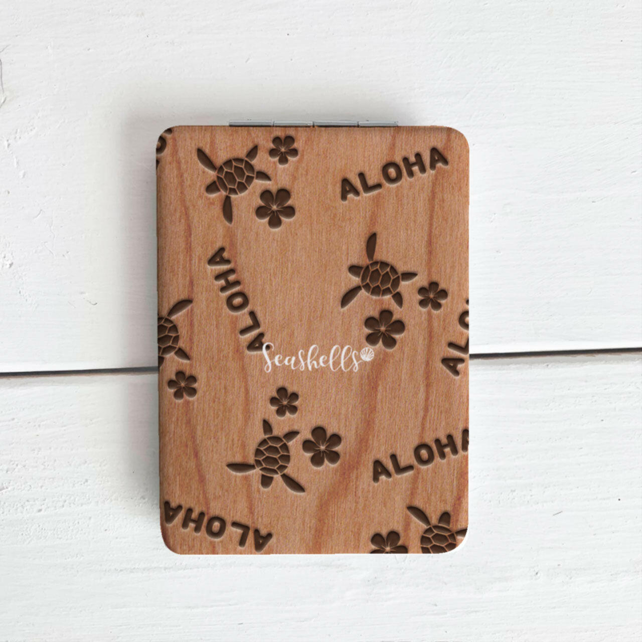 コンパクトミラー WOOD HONU