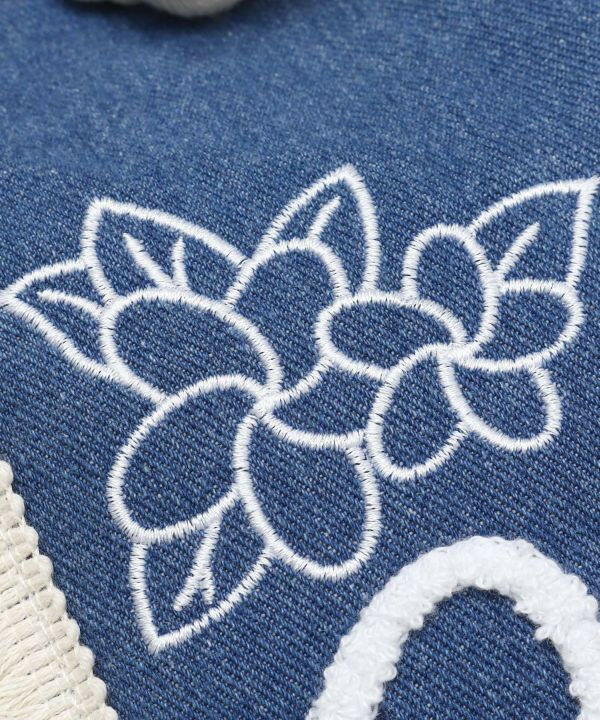 ROPE PLUMERIA DENIMU TOTE.
