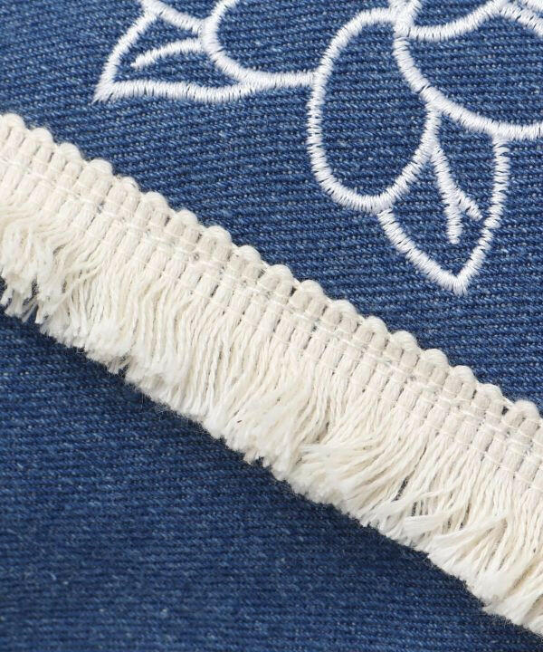ROPE PLUMERIA DENIMU TOTE.