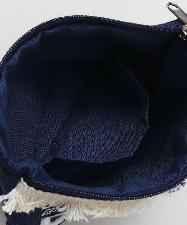 ROPE PLUMERIA DENIMU POUCH.