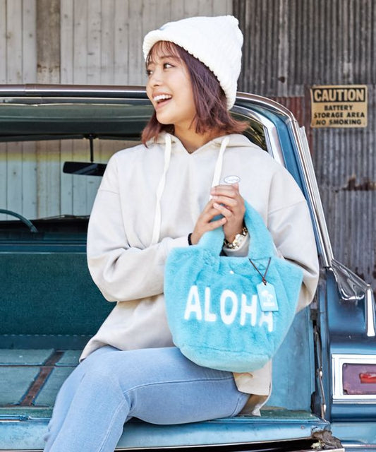 ハワイアントートバッグ もこもこ