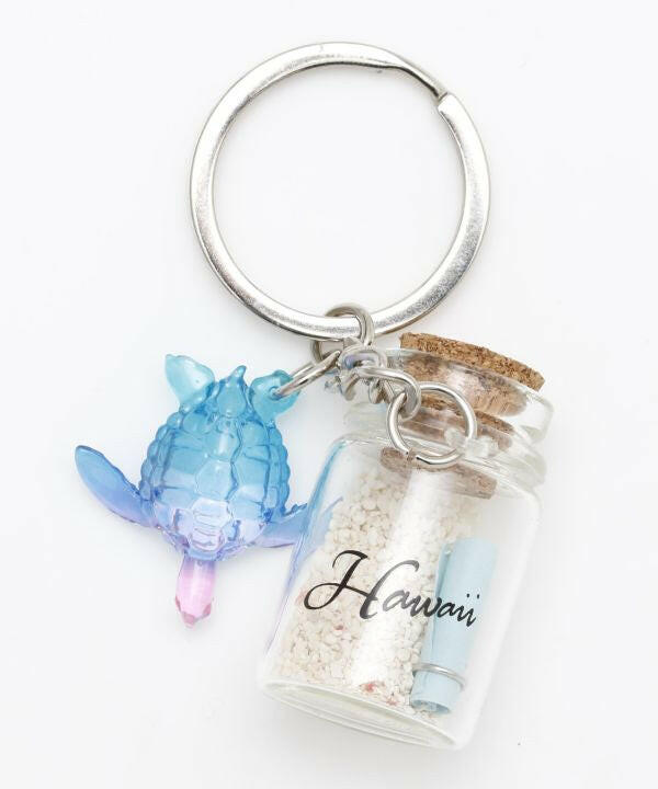 HONU BOTTLE KEY RING BLUE.