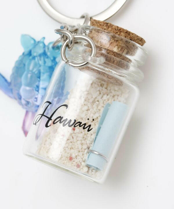 HONU BOTTLE KEY RING BLUE.