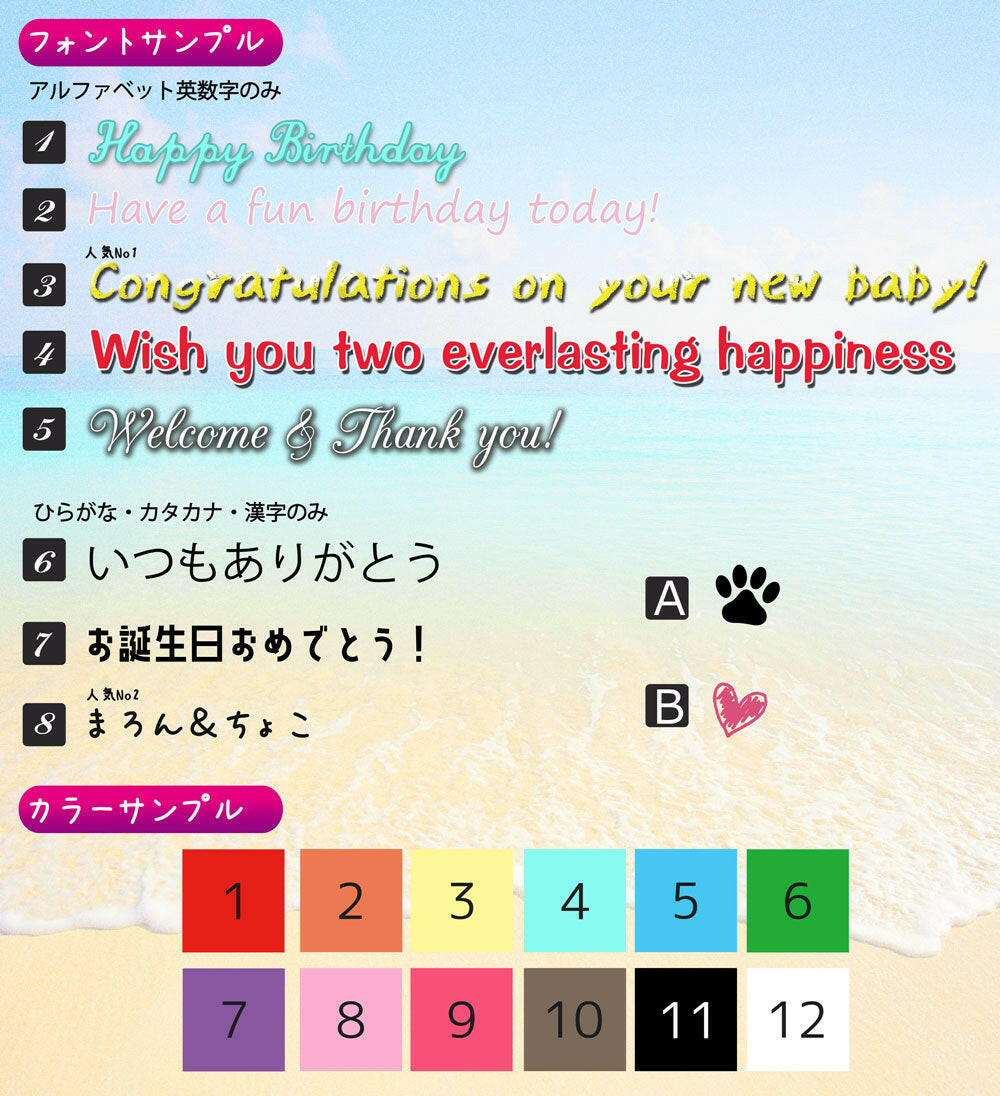 文字入れ パネル