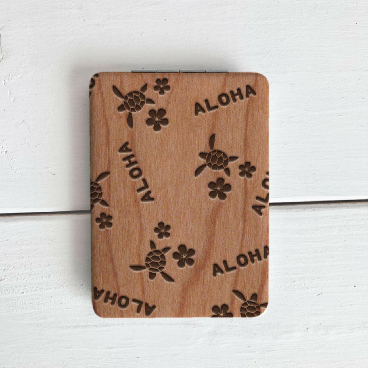 コンパクトミラー WOOD HONU
