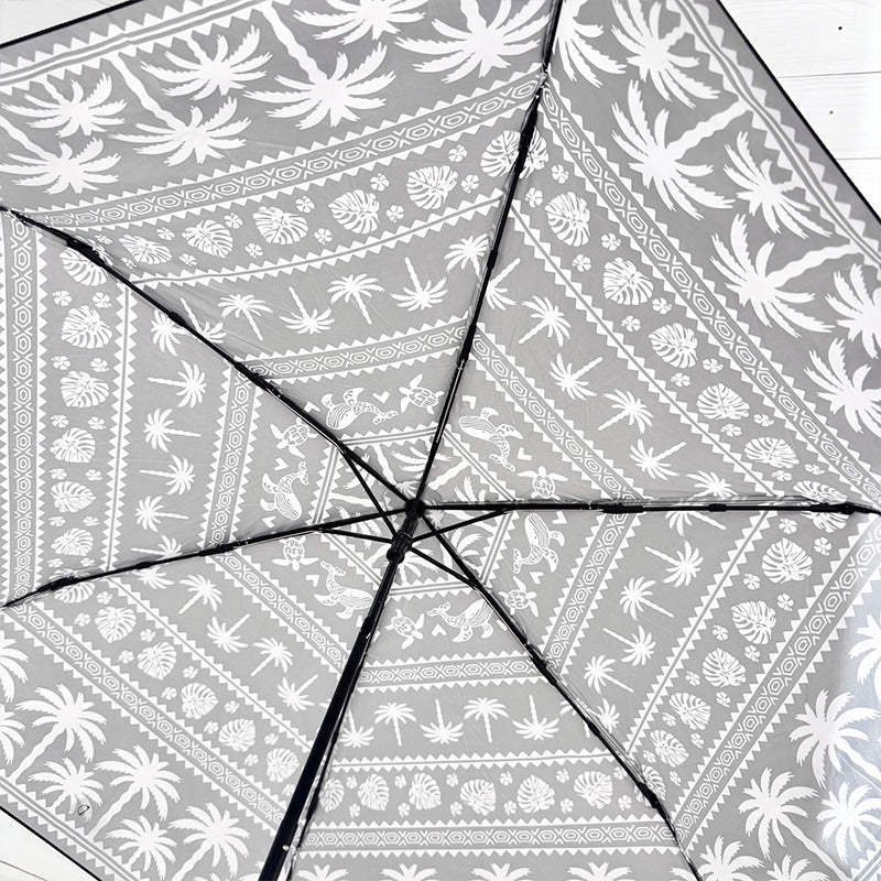 ハワイアン柄 折りたたみ傘 コンパクト 軽量 携帯用 UVカット 晴雨兼用