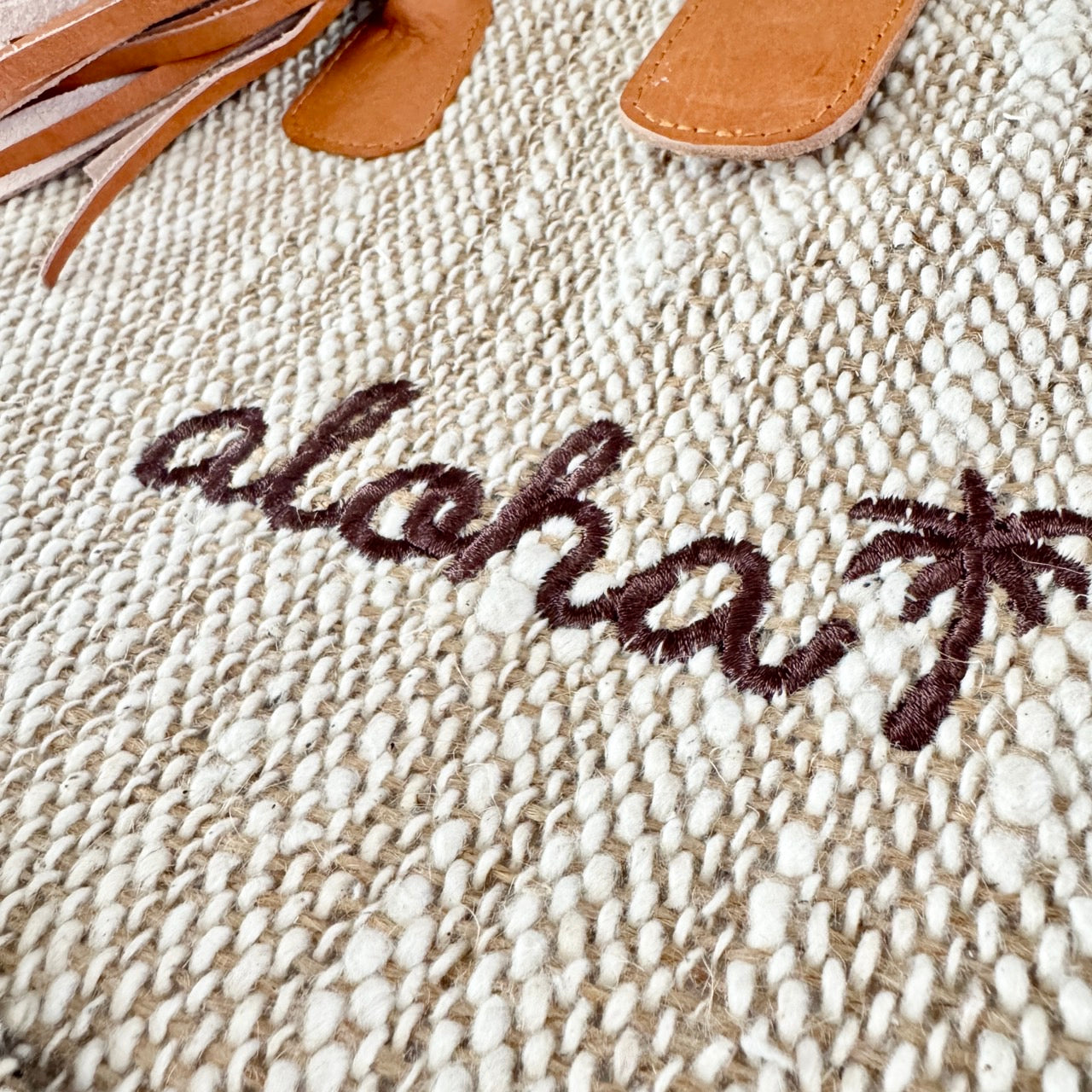 ハワイアンバッグ 刺繡ロゴ