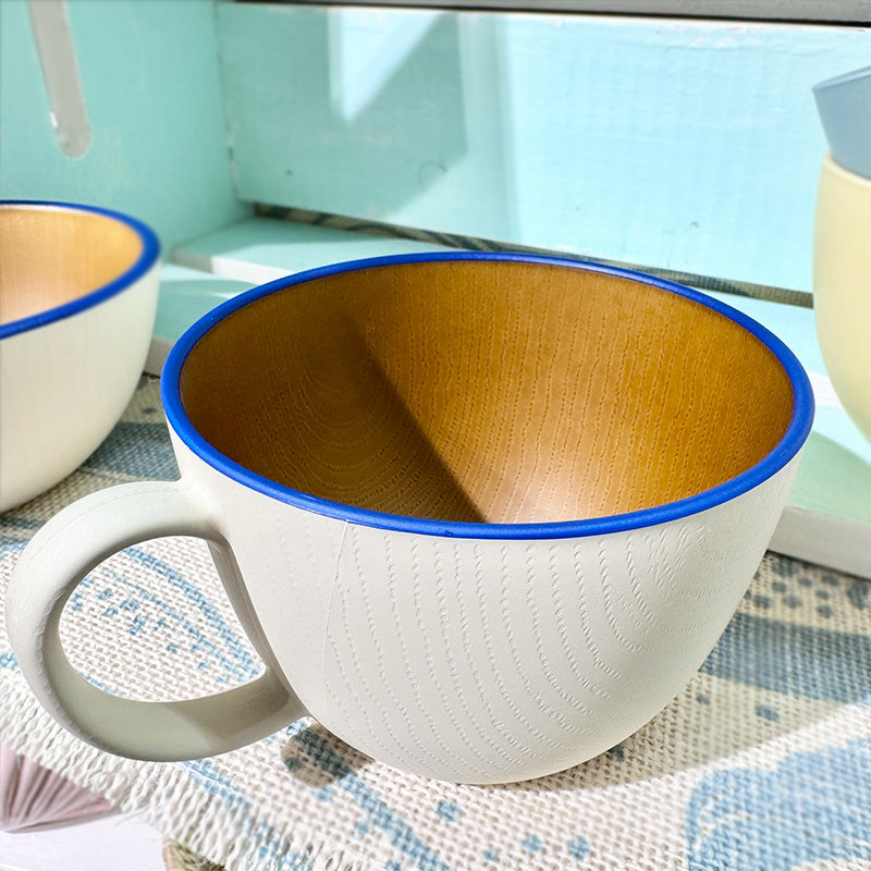 ハワイアンマグカップ 食器 木目調 おしゃれな南国風