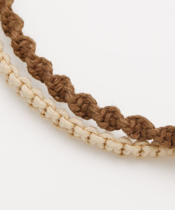 HAWAIIAN BRACELET PLUMERIA STONE BEIGE