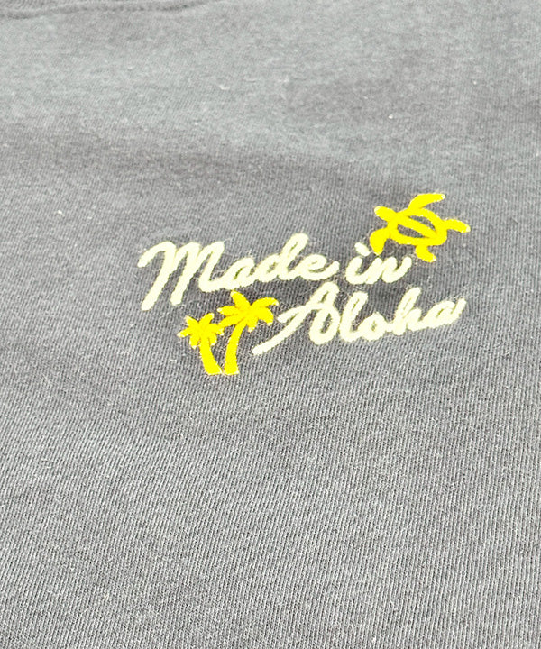 ハワイ ウミガメ ホヌ デザイン 半袖Tシャツ ホワイト フララニ ハワイアンTシャツ