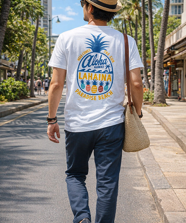 【最終価格】ハグホニHugs and Honisフラダンス衣装ハワイ海外サイズS ハワイアンTシャツ フララニハワイ ユニセックスサイズ – seashells