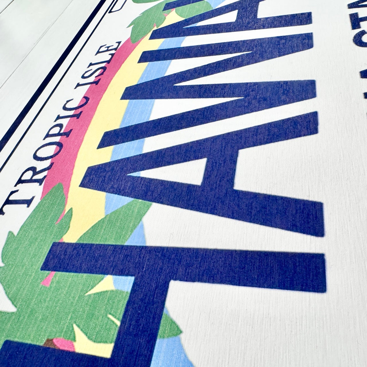 ハワイアン珪藻土マット ハイビスカス