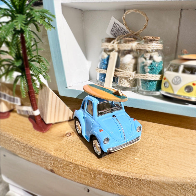 VW ワーゲン　サーフ　ビートル ミニカー　サーフボード　モロゾフ モロゾフ 2025 フォルクスワーゲン ビートル ミニカー ピンク