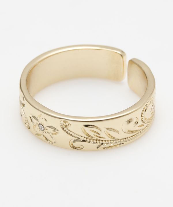 ハワイアンジュエリー調デザインリング