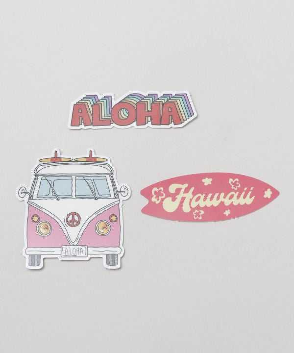 HAWAIIAN STICKER MAHANA 3SET BUS