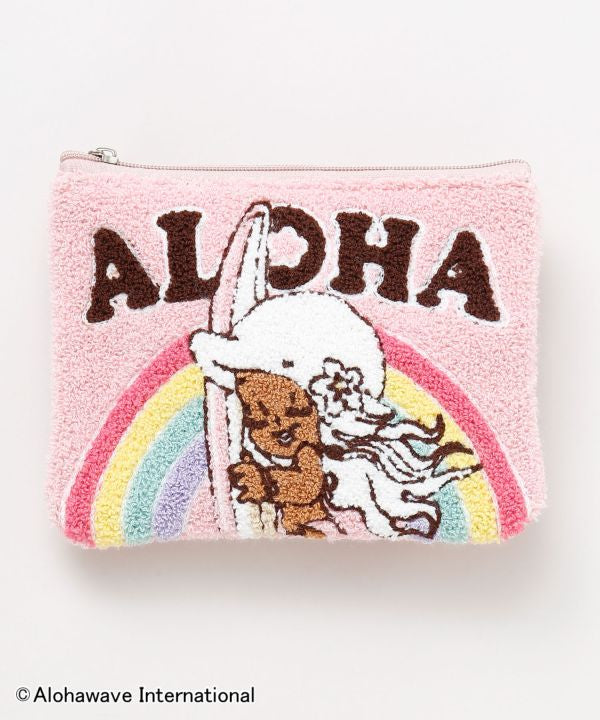 HAWAIIAN POUCH ALOHA MAPUA LT PINK