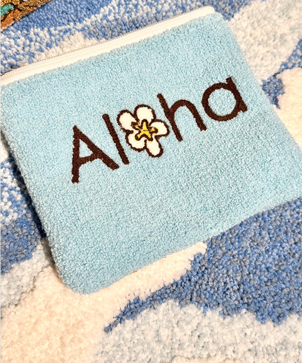HAWAIIAN POUCH ALOHA MAPUA BLUE