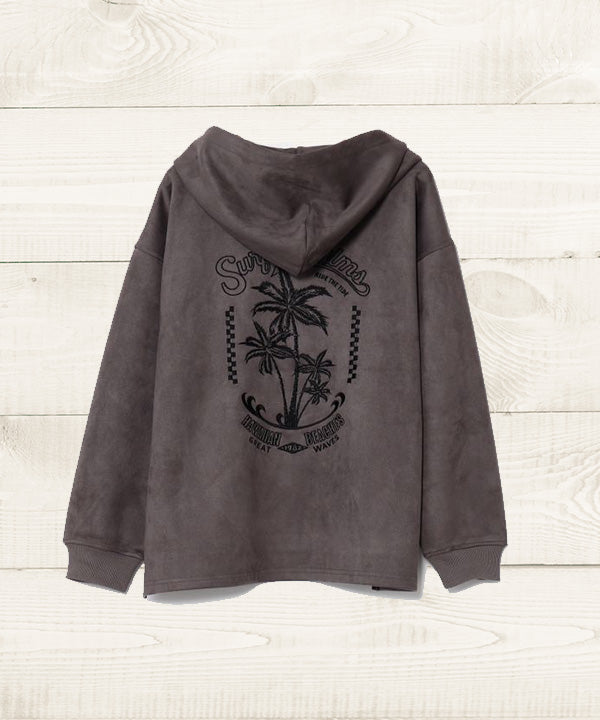 HAWAIIAN HOODIE SURF PALM