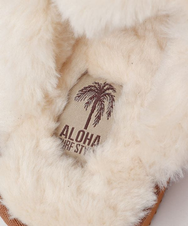 HAWAIIAN MOUTON SANDAL HELE CAMEL