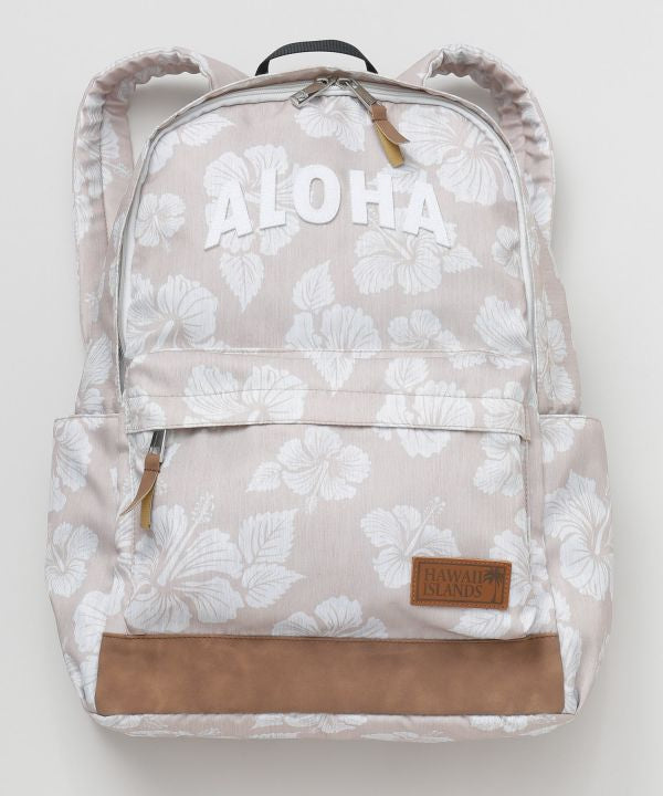 リュック ハワイ柄 ALOHA|クッションショルダー 通勤バッグ
