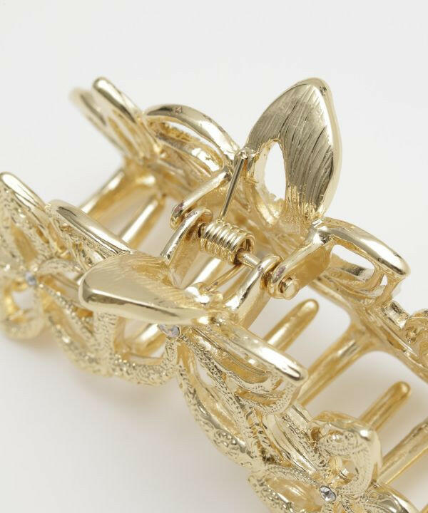 PLUMERIA LEI HAIR CLIP GOLD