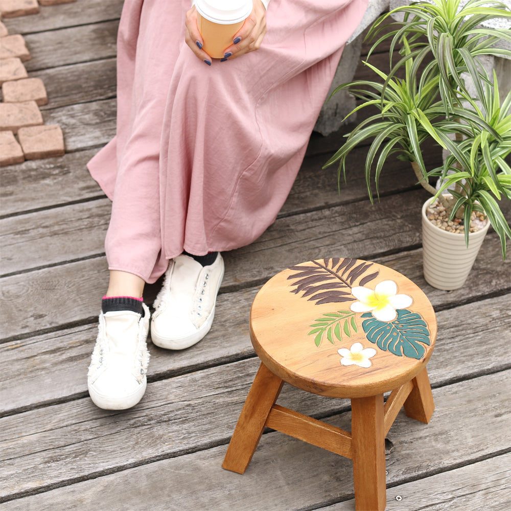 台座 腰掛け ウッド