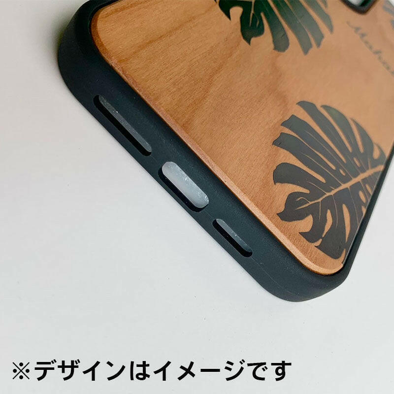 iphoneケース 木製ハワイアン