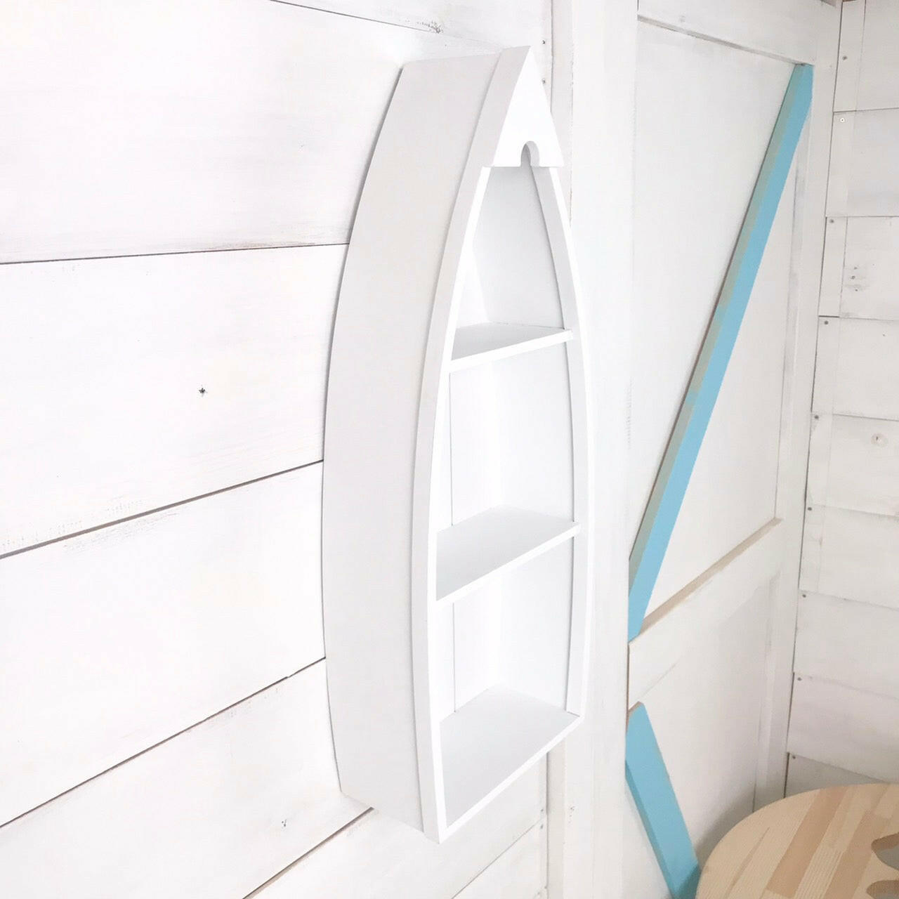 BOAT SHELF white