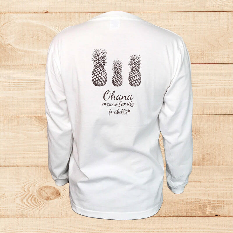 LONG SLEEVE SHIRT PINEAPPLE WHITE