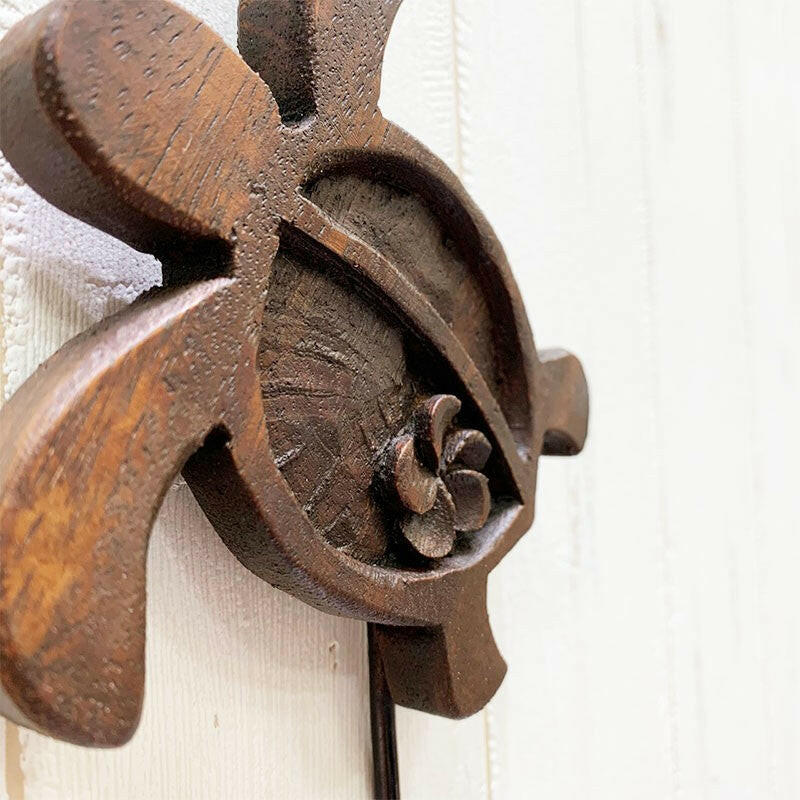 木彫りのホヌ 木製フック