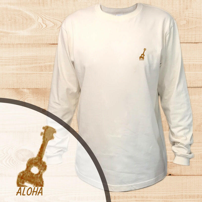 LONG SLEEVE SHIRT UKULELE NATURAL.