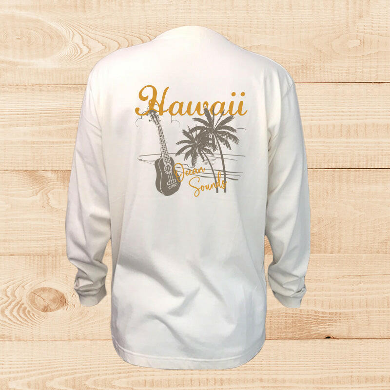 LONG SLEEVE SHIRT UKULELE NATURAL.