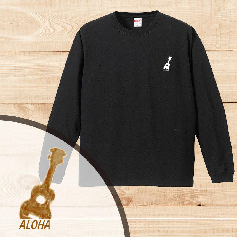 LONG SLEEVE SHIRT UKULELE BLACK