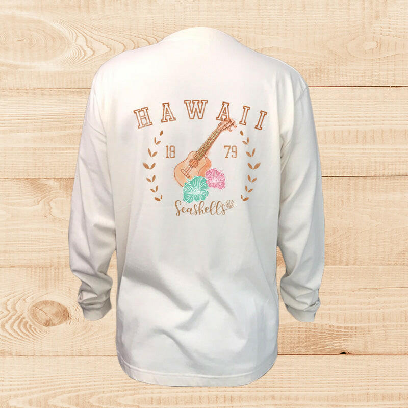 LONG SLEEVE SHIRT UKULELE1879 NATURAL