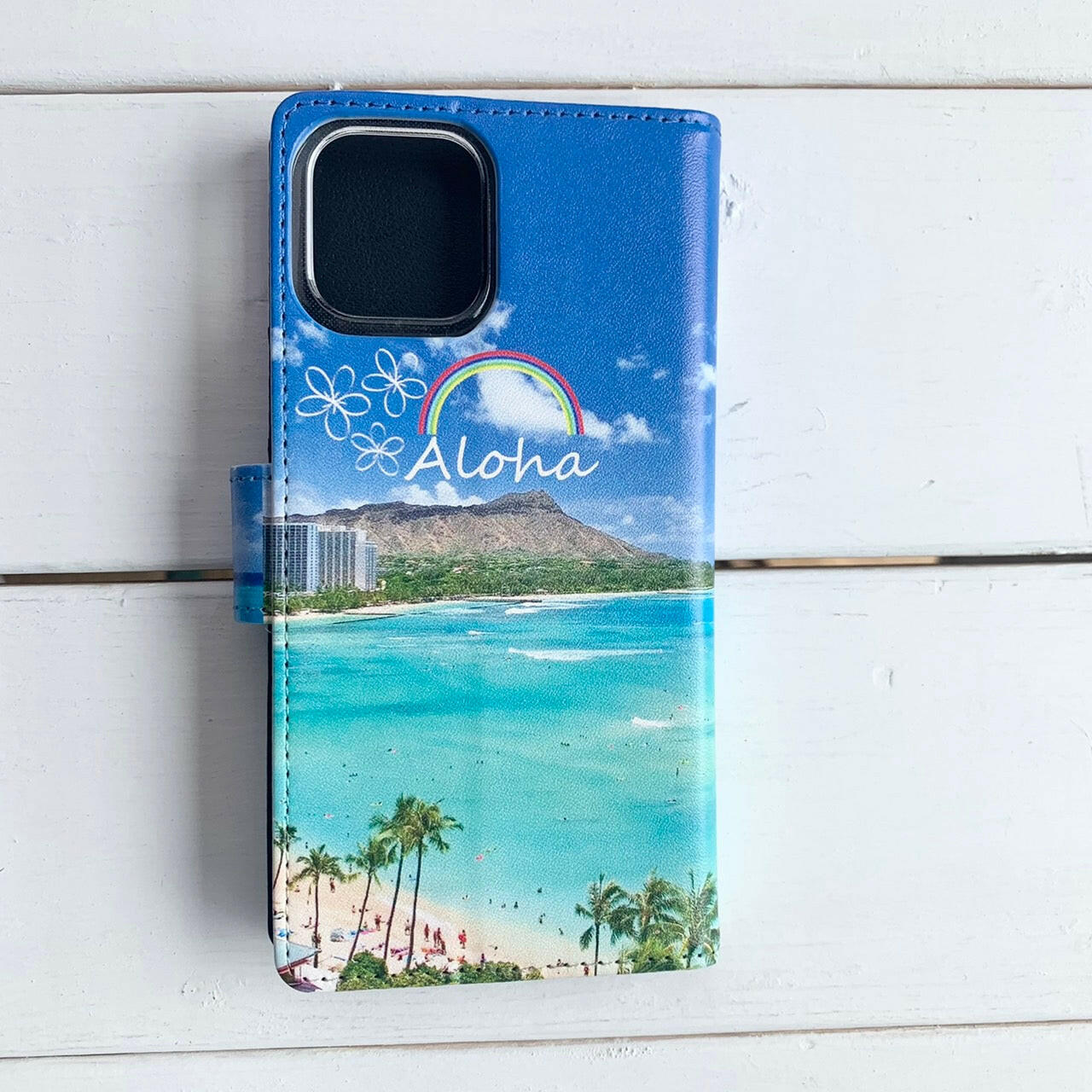 iphone手帳型ケース ダイヤモンドヘッド