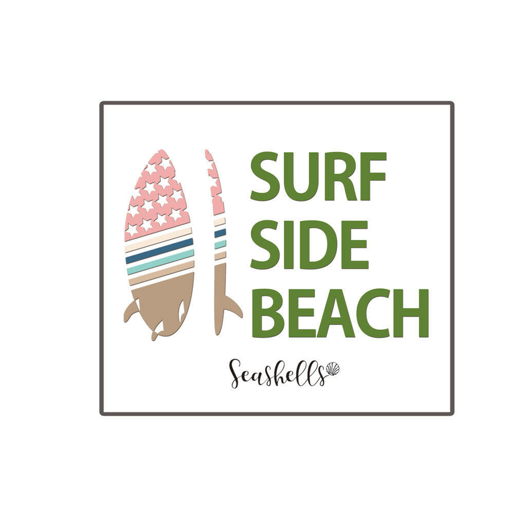 ハワイアンデザインTシャツ SURFBOARD SSB2 ユニセックスサイズ.