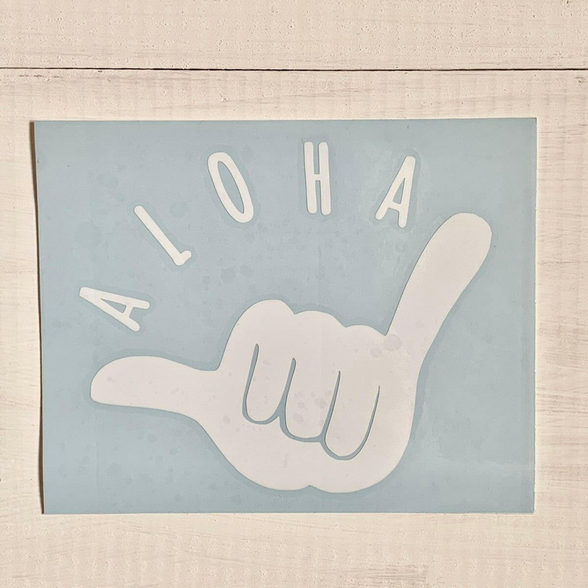 ハングルースステッカー ハワイアン