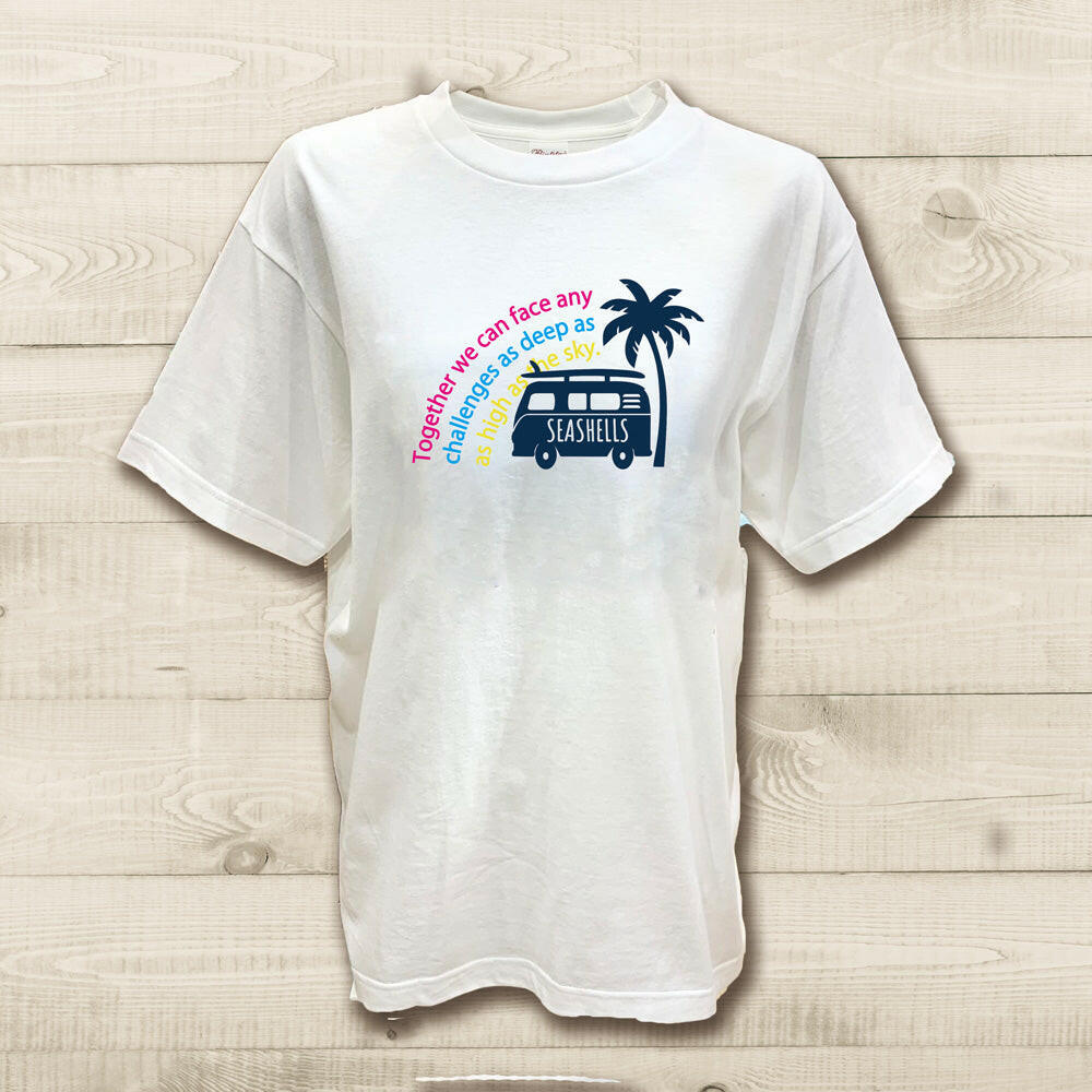 ハワイアンデザインTシャツ WAGEN BUS SB　ユニセックスサイズ