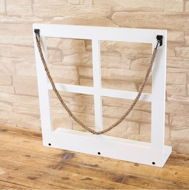 ウッドウィンドウシェルフ 木製ディスプレイ窓枠 飾り棚 おしゃれ