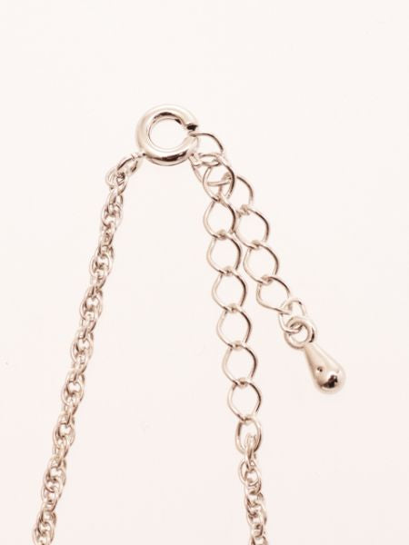 HAWAIIAN NECKLACE CIRCLE SCROLL　SILVER