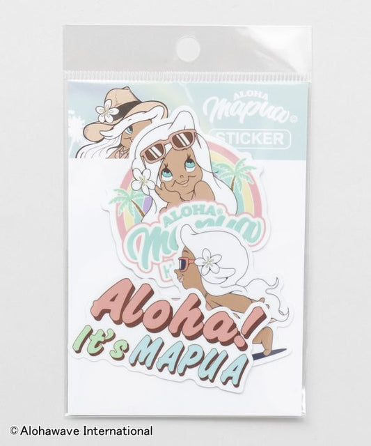 ALOHA MAPUA ３SET STICKER　SURF