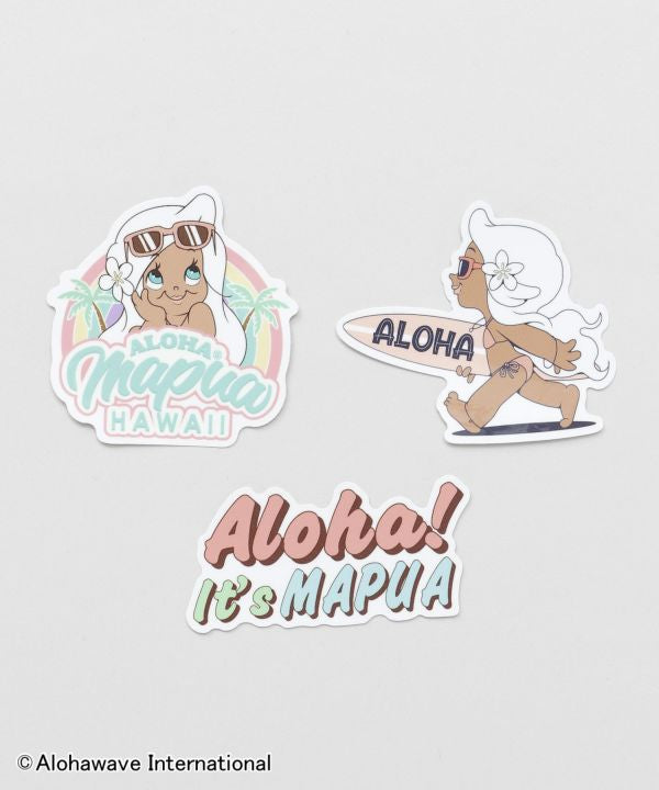 ALOHA MAPUA ３SET STICKER　SURF