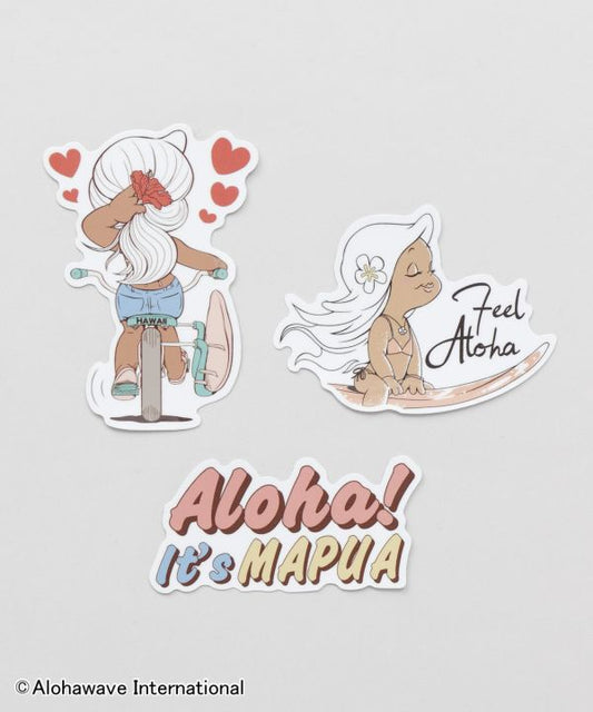 ALOHA MAPUA ３SET STICKER　FEEL ALOHA