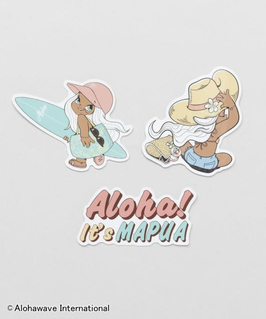 ALOHA MAPUA ３SET STICKER　SEA BREEZE