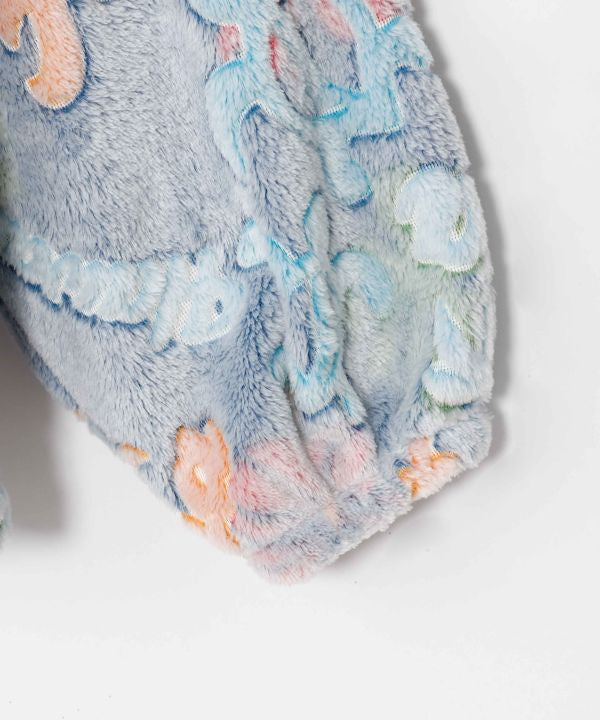 ハワイアンデザイン ルームウェア もこもこカーディガン