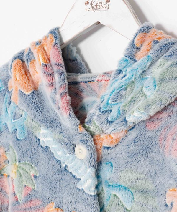 ハワイアンデザイン ルームウェア もこもこカーディガン