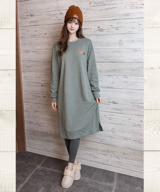 長袖ワンピーストレーナー レディーススウェット ハワイアン