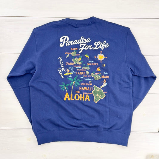 ハワイアンデザイントレーナー スウェット フララニハワイ