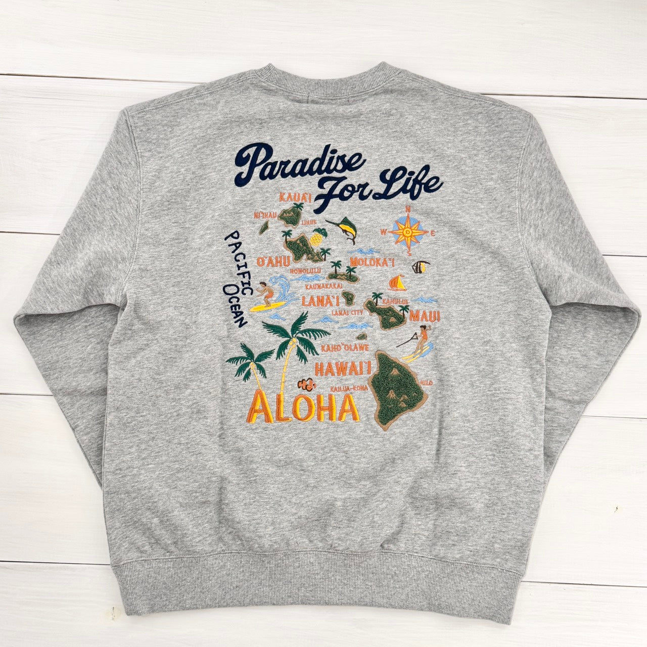 ハワイアンデザイントレーナー スウェット フララニハワイ
